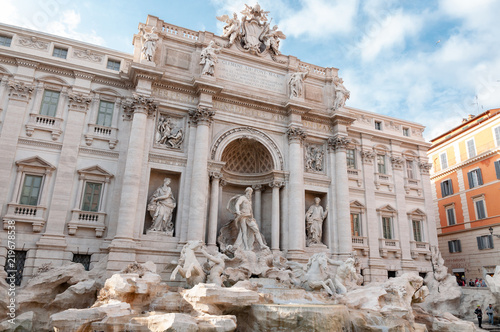 Fountain di Trevi in Rome, Italy