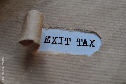 Exit tax