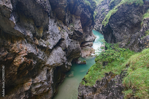 Triftsteig Tiefenbachklamm entlang der Brandenburger Ache in Tirol