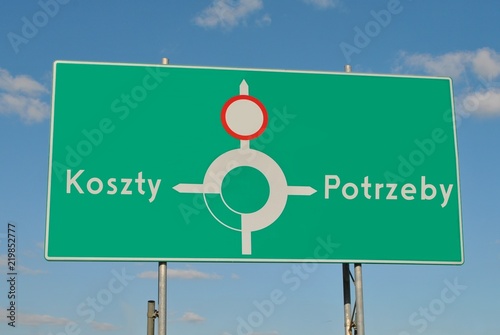 Koszty VS potrzeby