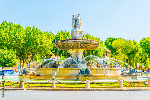 Fontaine de la Rotonde at Aix-en-Provence, France