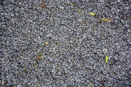 Small black pebbles