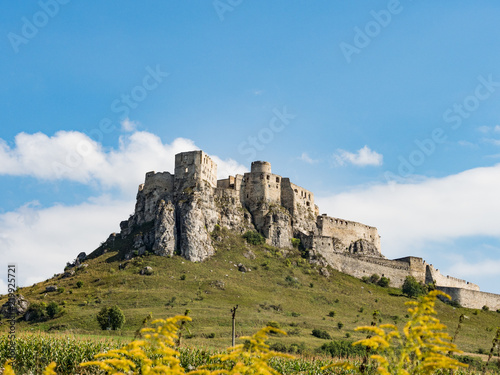 The Spis Castle - Spissky hrad National Cultural Monument (UNESCO) - Spis Castle - One of the largest castle in Central Europe (Slovakia).