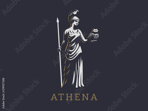 The goddess Athena. 