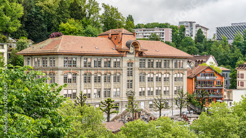 Switzerland, Lozanna cityscapes and rooftops