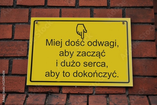 Miej dość odwagi, aby zacząć