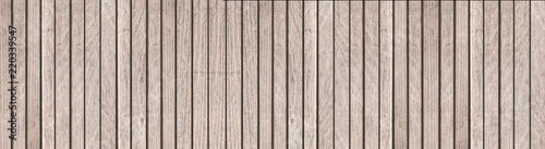 Panorama of brown wood wall background and texture