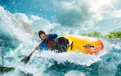 Whitewater kayaking, extreme kayaking