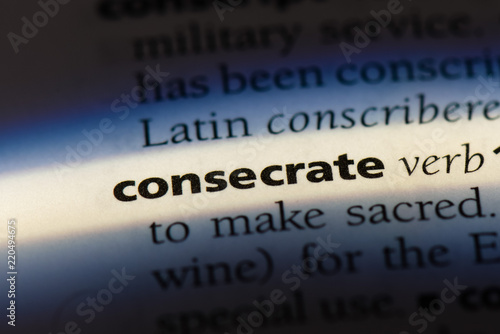  consecrate