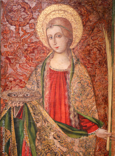 Saint Lucia or Lucy - Painting in Valencia