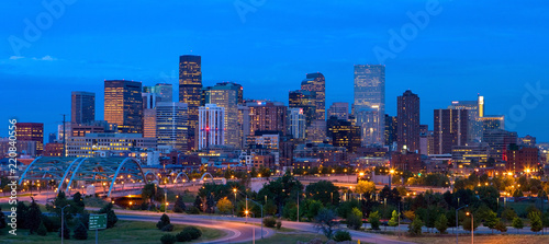 Panorama downtown Denver
