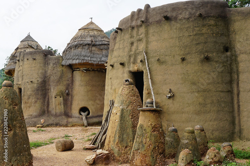 Houses of the tamberma in togo - unesco world heritage