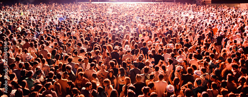 Crowd in a concert