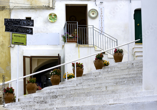 The city in province of Taranto, Apulia region, southern Italy, famous for artistic ceramics. Here the suggestive historic center.