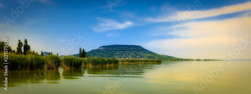 Lake Balaton and a Hill in the background