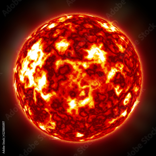 Sun in space star