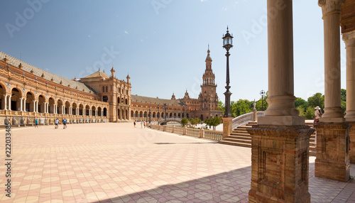 Plaza de Espana in Seville, Andalusia,Spain