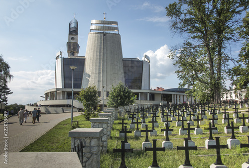 Sanctuary in Lagiewniki. Basilica of the Divine Mercy.