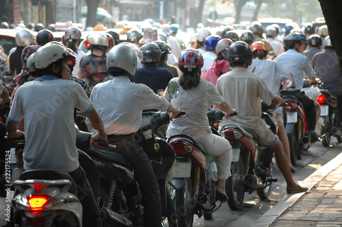 Traffic Jam, Hanoi, Vietnam