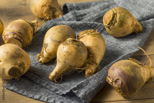 Raw Organic Brown Rutabaga Root