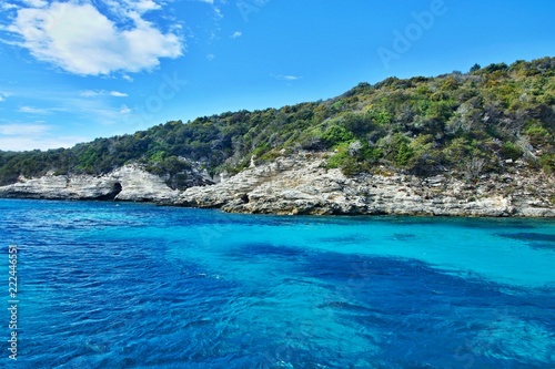 Corsica-sea coast near town Bonifacio
