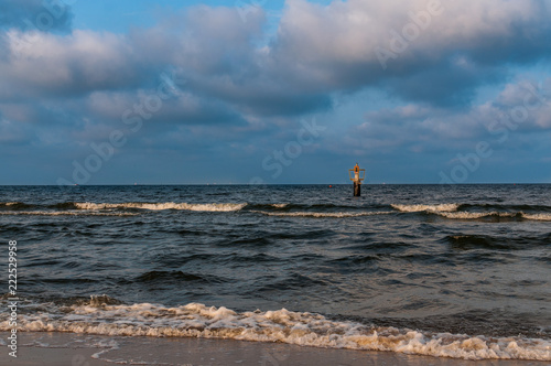 Fale na morzu bałtyckim, Sopot