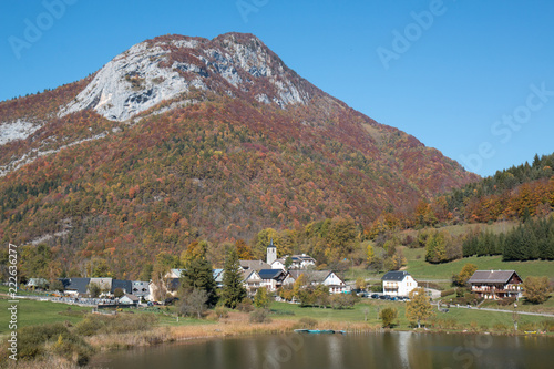 Village de la Thuile dans le massif des Bauges