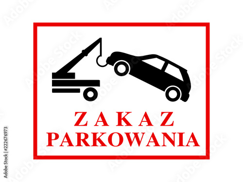 zakaz parkowania