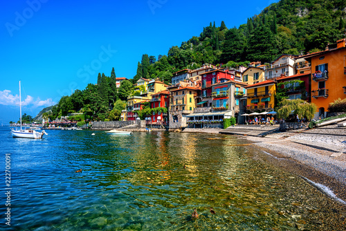 Varenna, a famous resort town on Lake Como, Italy