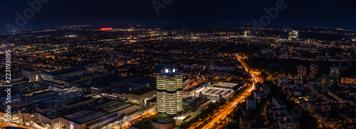 City shots in the night of Munich