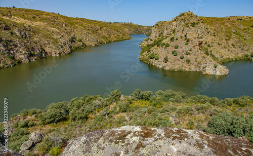 View of Esla and Tera rivers union