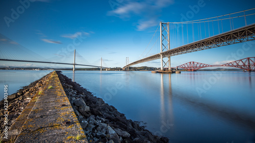 The Bridges over the Forth in Scotland