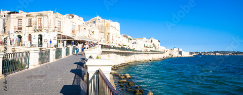 Ortigia view during a summer day