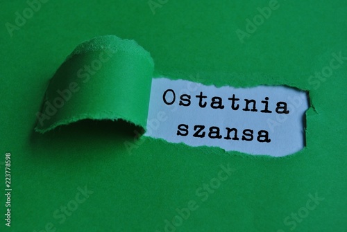 Ostatnia szansa