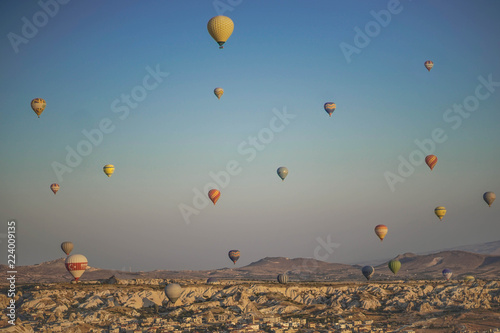 Air ballons flying in Kappadocia