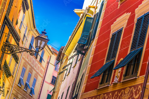 Architecture of Sestri Levante, Liguria, Italy