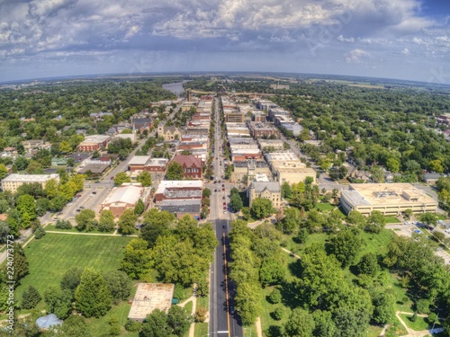 Lawrence is a Town in Eastern Kansas with a State University