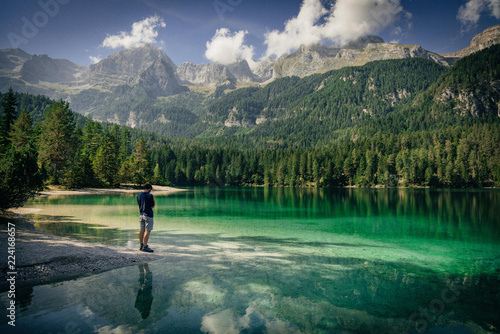 Landscape about Tovel lake - Trentino (IT)