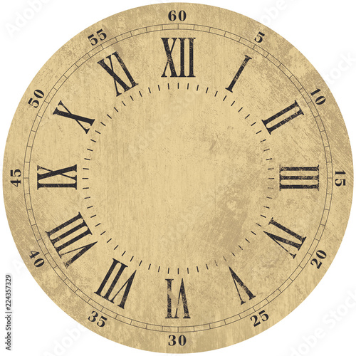 Clock design illustration