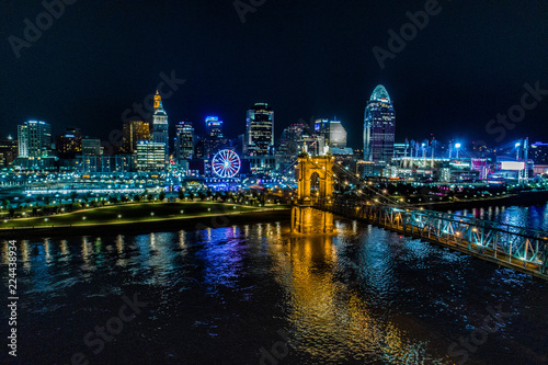 Cincinnati Skyline at Night