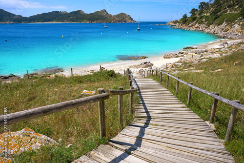 Nostra Senora beach in Islas Cies islands of Vigo