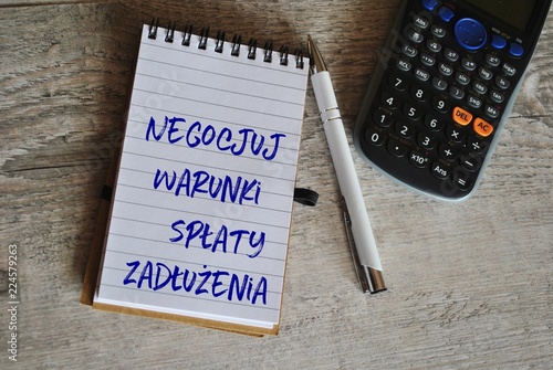 Negocjuj warunki spłaty zadłużenia