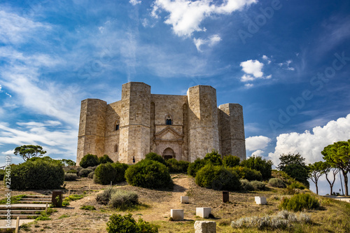 Castel del Monte, the famous and mysterious octagonal castle built in 13th century by Emperor Frederick II