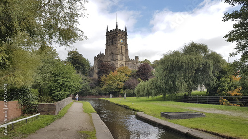 St Mary's Church and the Staffordshire Worcestershire Canal, Kidderminster