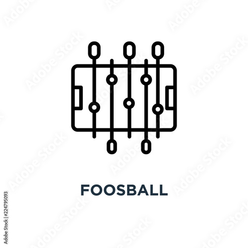 foosball icon. foosball concept symbol design, vector illustrati