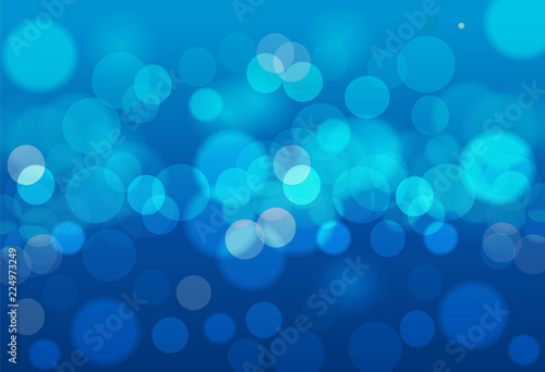 Abstract blue bokeh background. Abstract gold bokeh background.