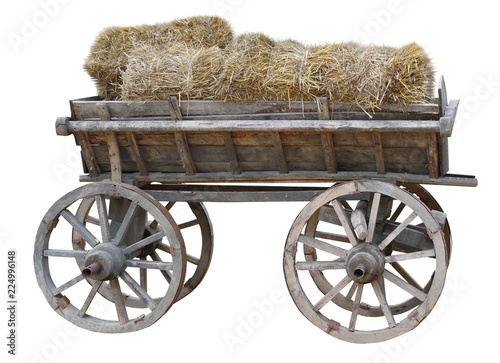 cart with hay