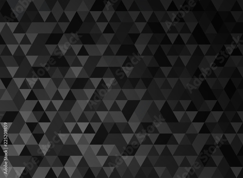 abstract black triangular geometric shape background