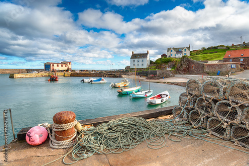 St Abbs Harbour in Scotland