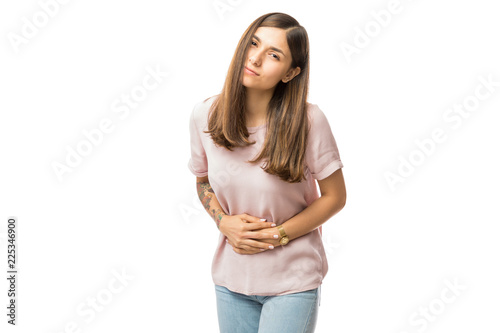 Woman With Periods Suffering From Pain In Abdomen